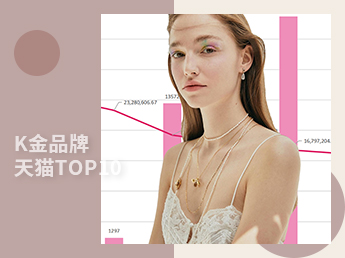 天猫店铺TOP10--2021年11月K金珠宝首饰品牌店铺数据分析
