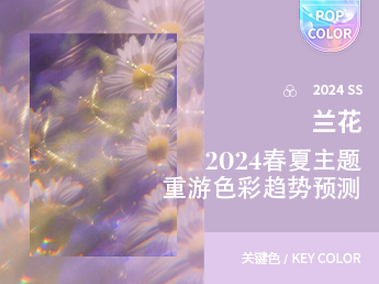 兰花--2024春夏主题重游色彩趋势预测